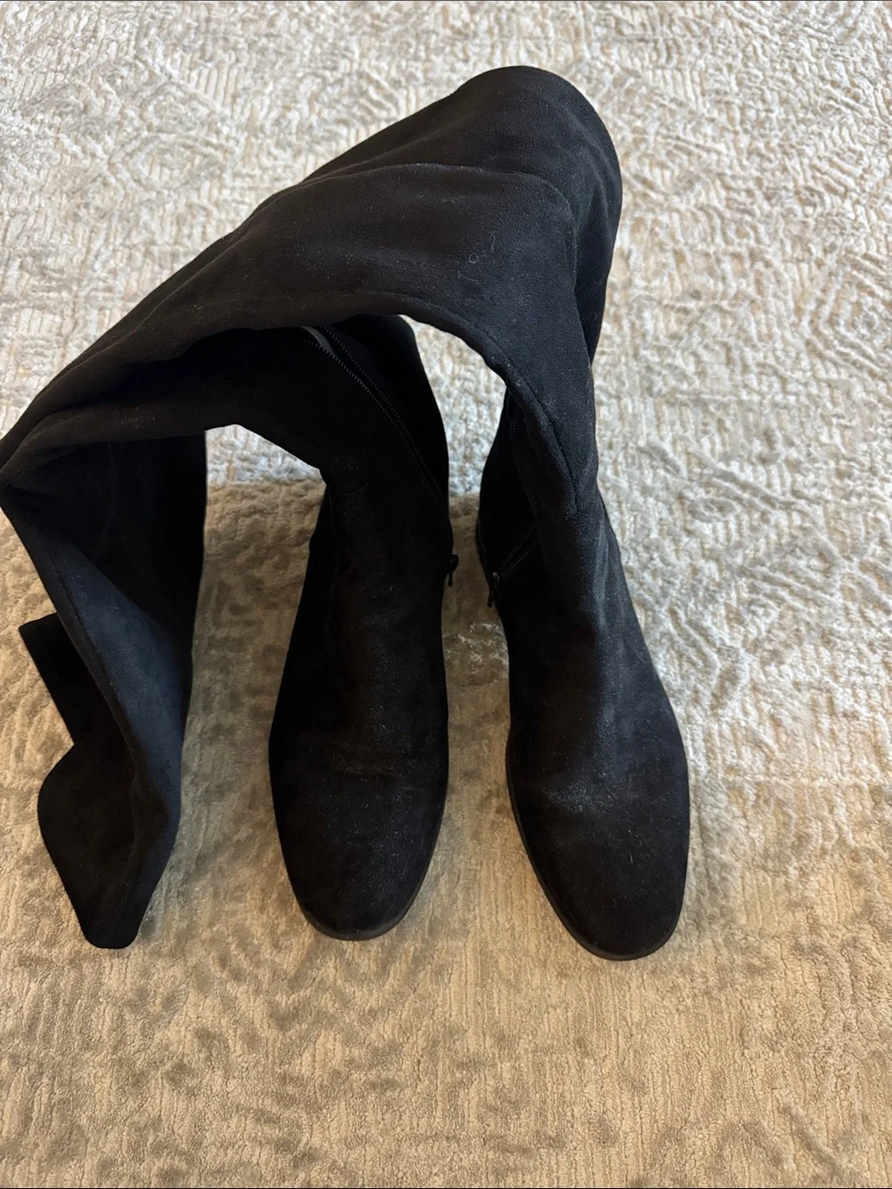 Nine West suede knee high flat boots
